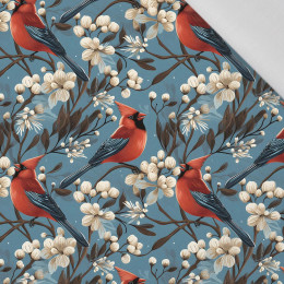 WINTER FLOWERS WZ.12 - Cotton woven fabric