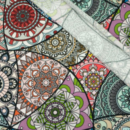 STAINED GLASS / aqua - Viscose jersey WE210