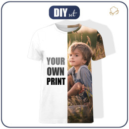 MEN'S T-SHIRT WITH OWN PRINT - sewing set