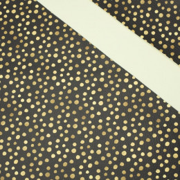 GOLDEN DOTS - thick pressed leatherette