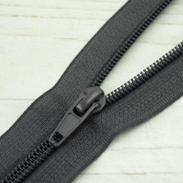 Coil zipper 16cm Closed-end - dark grey
