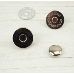 Round Magnetic Snaps 18 mm - nickel