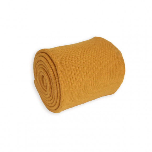 Solid Fleece No Sew Throw Kit - Dark Red/Mustard Yellow (50x60)