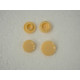 Snaps KAM, plastic fasteners 14mm -BISCUIT 10 sets