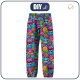 CHILDREN'S SOFTSHELL TROUSERS (YETI) - CRAZY MONSTERS PAT. 3 - sewing set