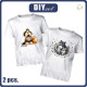 2-PACK - KID’S T-SHIRT - CUTE ANIMALS WZ.2 - sewing set