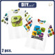 2-PACK - KID’S T-SHIRT - DINO pat. 2 - sewing set (92/98)