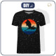 MEN’S T-SHIRT - DRAGON PAT. 2 / black - single jersey ITY