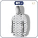 MEN’S HOODIE (COLORADO) - MOUNTAINS (adventure) / grey - sewing set 