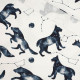 FOREST ANIMALS (GALACTIC ANIMALS) - single jersey with elastane 