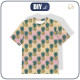 KID’S T-SHIRT- TROPICAL PINEAPPLES - single jersey