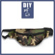 HIP BAG - CAMOUFLAGE OLIVE / Choice of sizes