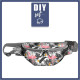 HIP BAG - FLAMINGOS WITH LEAVES 2.0 / Choice of sizes