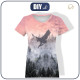 WOMEN’S T-SHIRT - EAGLE AND MOUNTAINS - single jersey 