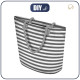 TOTE BAG - STRIPES / grey - sewing set