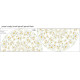 PASTEL DAISIES PAT. 1 - circle skirt panel 