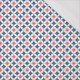 ROSETTES / blue-coral - single jersey with elastane 