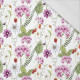FLOWERS AND WILD STRAWBERRIES (IN THE MEADOW) - single jersey with elastane 