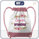 GYM BAG - SUPER GRANDMA / pink