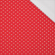WHITE DOTSIES / red - single jersey with elastane 