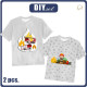 2-PACK - KID’S T-SHIRT - FIREFIGHTER - sewing set