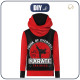 HYDROPHOBIC HOODIE UNISEX - KARATE TRAINING - sewing set