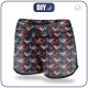 Women’s boardshorts - ROOSTERS / black - sewing set