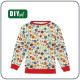 CHILDREN'S (NOE) SWEATSHIRT - LOWICZ FOLKLORE / white - looped knit fabric (86/92)
