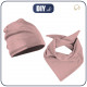 KID'S CAP AND SCARF (CLASSIC) - B-05 rose quartz - sewing set