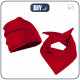 KID'S CAP AND SCARF (CLASSIC) - RED - sewing set