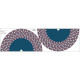 EXOTIC ORCHIDS PAT. 1 - circle skirt panel