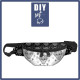HIP BAG - SKULLS CONTOUR / garland (DIA DE LOS MUERTOS) - big
