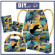 PUPIL PACKAGE - CAMOUFLAGE COLORFUL pat. 2 - sewing set