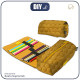 YOGI pencil case - HONEY / honeycomb velour