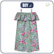 Bardot neckline dress (LILI) - SPRING MEADOW PAT. 3 - sewing set