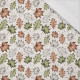 FOREST LEAVES pat. 1 / beige - single jersey with elastane 