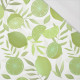 LIMES / white - single jersey with elastane 