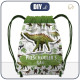 GYM BAG - DINO PLANTS EN / Choice of sizes
