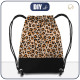 GYM BAG - LEOPARD / SPOTS - sewing set