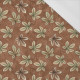 CHESTNUT LEAVES (AUTUMN IN THE FOREST) - single jersey with elastane 