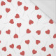 HEARTS (LOLLIPOPS) / white (BEARS IN LOVE) - single jersey with elastane 