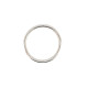 Metal ring 30 mm - silver