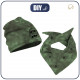 KID'S CAP AND SCARF (CLASSIC) - STORMTROOPER / CAMOUFLAGE pat. 2 (olive) - sewing set