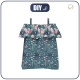 Bardot neckline blouse (SARA) - FAIRY WORLD wz.10 - sewing set