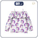 Bardot neckline blouse (VIKI) - FAIRY WORLD wz.5 (UNICORN) - sewing set