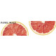 GRAPEFRUIT - circle skirt panel 