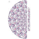 WILD ROSE FLOWERS PAT. 1 (BLOOMING MEADOW) (Very Peri) - skirt panel 