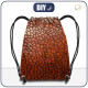 GYM BAG - LEATHER PATTERN PAT.12 - sewing set