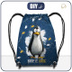 GYM BAG - PENGUIN DASH - sewing set