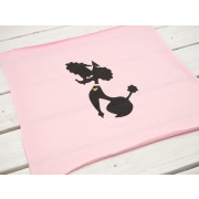 POODLE "S" / B-12 pale pink / MINIMAL - panel single jersey TE210